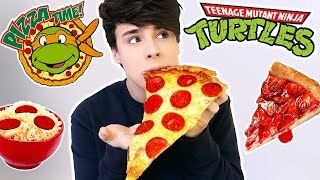 i ate TEENAGE NINJA TURTLES foods for 24 hours !!!