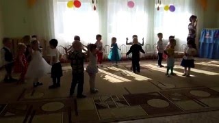 Парный танец в младшей группе "Потанцуй со мной, дружок"
