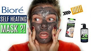 BIORE CHARCOAL REVIEW | SELF HEATING 1 MINUTE MASK & DEEP PORE CLEANSER