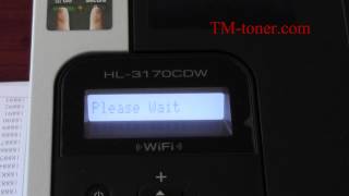 How to reset extent life of  Brother HL-3170CDW Hl-3140cw toner cartridges