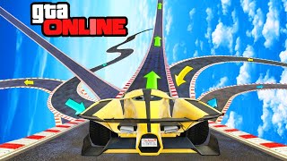 КУДА ЕХАТЬ, ПОЧЕМУ ТУТ ТАК ВСЁ ЗАПУТАННО! ТРОЛЛЬ ГОНКА В GTA 5 ONLINE(ГТА 5 смешные моменты)