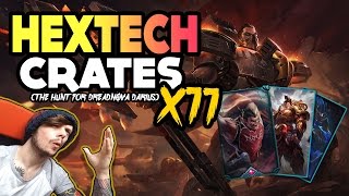 LUCKY HEXTECH CRATE OPENING | THE HUNT FOR DREADNOVA DARIUS! - League Of Legends