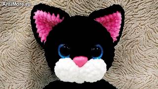 Амигуруми: схема Кот Феликс. Игрушки вязаные крючком - Free crochet patterns.