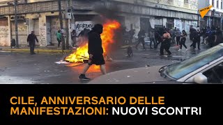 Cile, anniversario delle manifestazioni: nuovi scontri