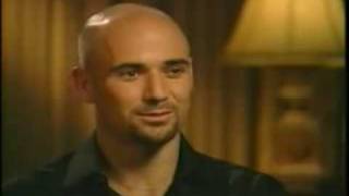 Andre Agassi talking about Steffi Graf