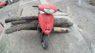 Грузоподъемность китайского скутера 50 кубов. Мой помощник в хозяйстве- "Розбiйник"!