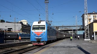 Электровоз ЭП1М-455 с поездом №144 Москва — Кисловодск