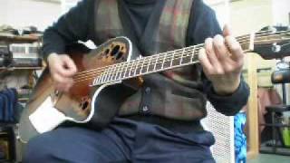Ovation Elite 6778 LX with a Fishman amplifer