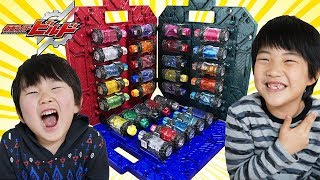 【仮面ライダー ビルド】大量！フルボトル収納 DXパンドラパネル ブルー＆レッド レビュー！冷蔵庫 × スパイダーフルボトルでスパイダークーラーフォームに変身だ！ 未完成パンドラボックスも作ってみた★