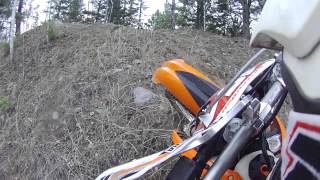 Hare Scramble practice with 2012 KTM 300 xc