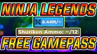 NINJA LEGENDS, HACK SCRIPT GET ALL GAMEPASS FOR FREE, 2X EVERYTHING, INFINITE NINJITSU & SHURIKENS!!