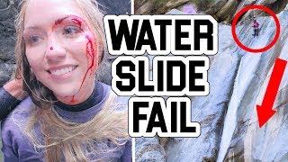 NATURAL WATER SLIDE VS JESS' FACE