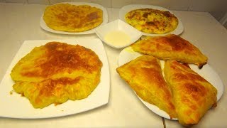 Плацинды. 4 способа. 3 начинки.