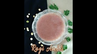 Ragi Ambali/Ambli/Ganji Recipe in English with subtitle|Healthy Finger Millet Drink -Ragi Malt