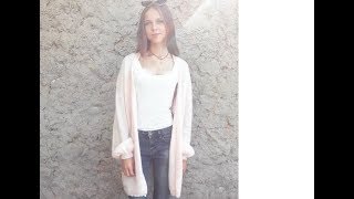 МК. Женский кардиган спицами. Часть 1.