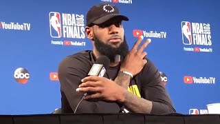 LeBron James On Facing Warriors In The Finals Again "One of the best teams I've ever played"