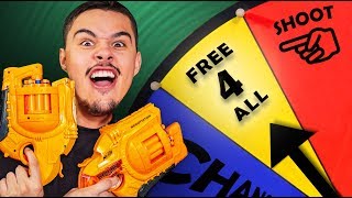NERF Hangman Roulette Challenge! [Ep. 9]
