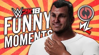 WWE 2K18 - INSANE Online Glitches & Funny Moments! (w/ newLEGACYinc!!)