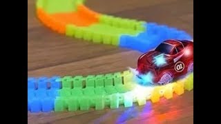 Magic Tracks играем с ребёнком, обзор игрушки с Папой,