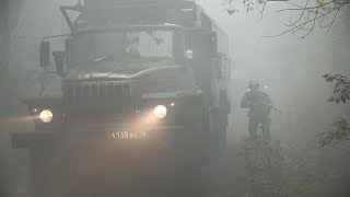 Учение связистов авиационного объединения ЦВО под Екатеринбургом