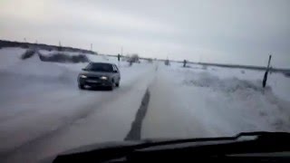 Снежная зима в Тольятти снега по уши