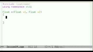 Урок 10.  C++ Метод половинного деления