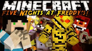 Minecraft : Eğlenceli Mod Tanıtımı : Five Nights at Freddy's ! - Springtrap,Freddy,Bonnie ve Fazlası