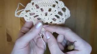 1  Как связать шаль ананасами, 1, 2, 3, 4, 5, 6, 7, 8 ряды