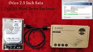 Orico 2.5 Inch Transparent Usb 3.0 Hard Drive Enclosure Unboxing In Hindi