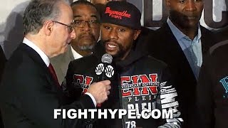 FLOYD MAYWEATHER RAW ON GERVONTA DAVIS VS. YURIORKIS GAMBOA; ARRIVES TO ATLANTA FOR WEIGH-IN