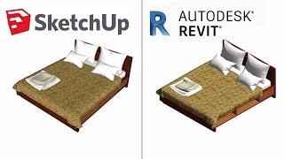 Revit Architecture | Convert SketchUp Models Into Revit(With Materials)