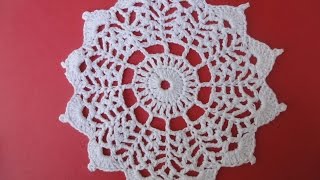 Круглый мотив Round Crochet motif
