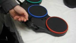 How to open & fix your Guitar Hero World Tour XBox 360 or PS3 Drums Drum Set