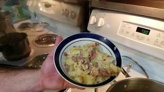 Smothered cabbage