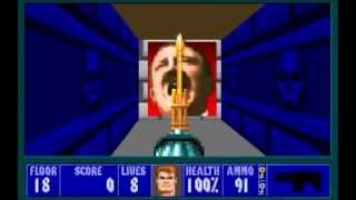 Wolfenstein 3D spear of destiny 1992  all bosses