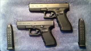 Glock 17 vs Glock 19 Size Comparison