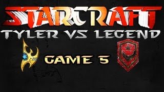 Starcraft 2 - Tyler [P] vs eLiTeLegend [T] - Game 5 | Best of 7 - SUPER EPIC GAME!
