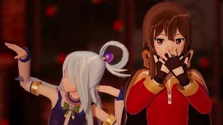 【MMDこのすば】アクア様とめぐみんが『エイリアンエイリアン』【konosuba Aqua Megumin】