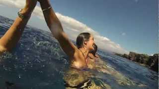 Au Pair Cliff Jumping Hawaii