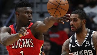 New Orleans Pelicans vs San Antonio Spurs Full Game Highlights | January 22, 2019-20 NBA Season