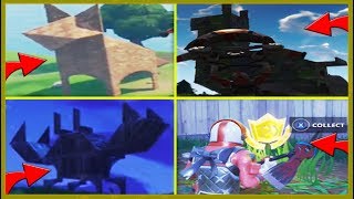 WHERE TO FIND THE LLAMA, FOX, AND CRAB + TREASURE MAP AT DUSTY DEPOT LOCATIONS! | FORTNITE!