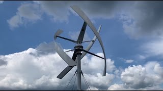 Вертикальный ветряк на новом контроллере #WindSanPro