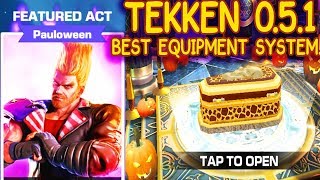 TEKKEN IOS/ANDROID 0.5.1 Update. AWESOME HALLOWEEN THEME. Equipment and Character Customization!