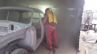 # Пескоструйная очистка кузова Волги ГаЗ 21.