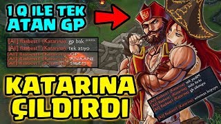 KATARİNA HASARI GÖRÜNCE ÇILDIRDI!! 1 Q  İLE TEK ATAN GANGPLANK!
