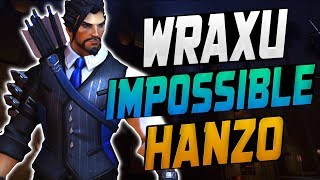 WRAXU AIMBOT HANZO! WORLD RANK #1! [ OVERWATCH SEASON 9 TOP 500 ]