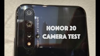 Honor 20 camera test
