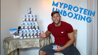 Unboxing Myprotein - GLI INTEGRATORI MENSILI