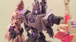 FALL OF CYBERTRON BRUTICUS SDCC TRANSFORMERS TOY REVIEW