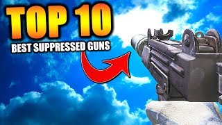 Top 10 "BEST SUPPRESSED GUNS" in COD HISTORY | Chaos